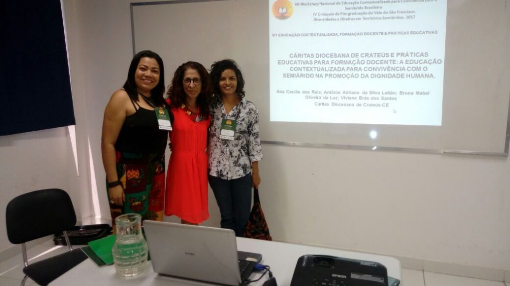 AGENTES CÁRITAS APRESENTAM TRABALHO SOBRE EDUCAÇÃO CONTEXTUALIZADA EM UNIVERSIDADE DA BAHIA